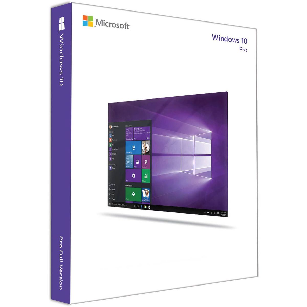 MICROSOFT - Microsoft Windows 10 Pro Lic. OEM DVD-ROM Español - FQC-08981