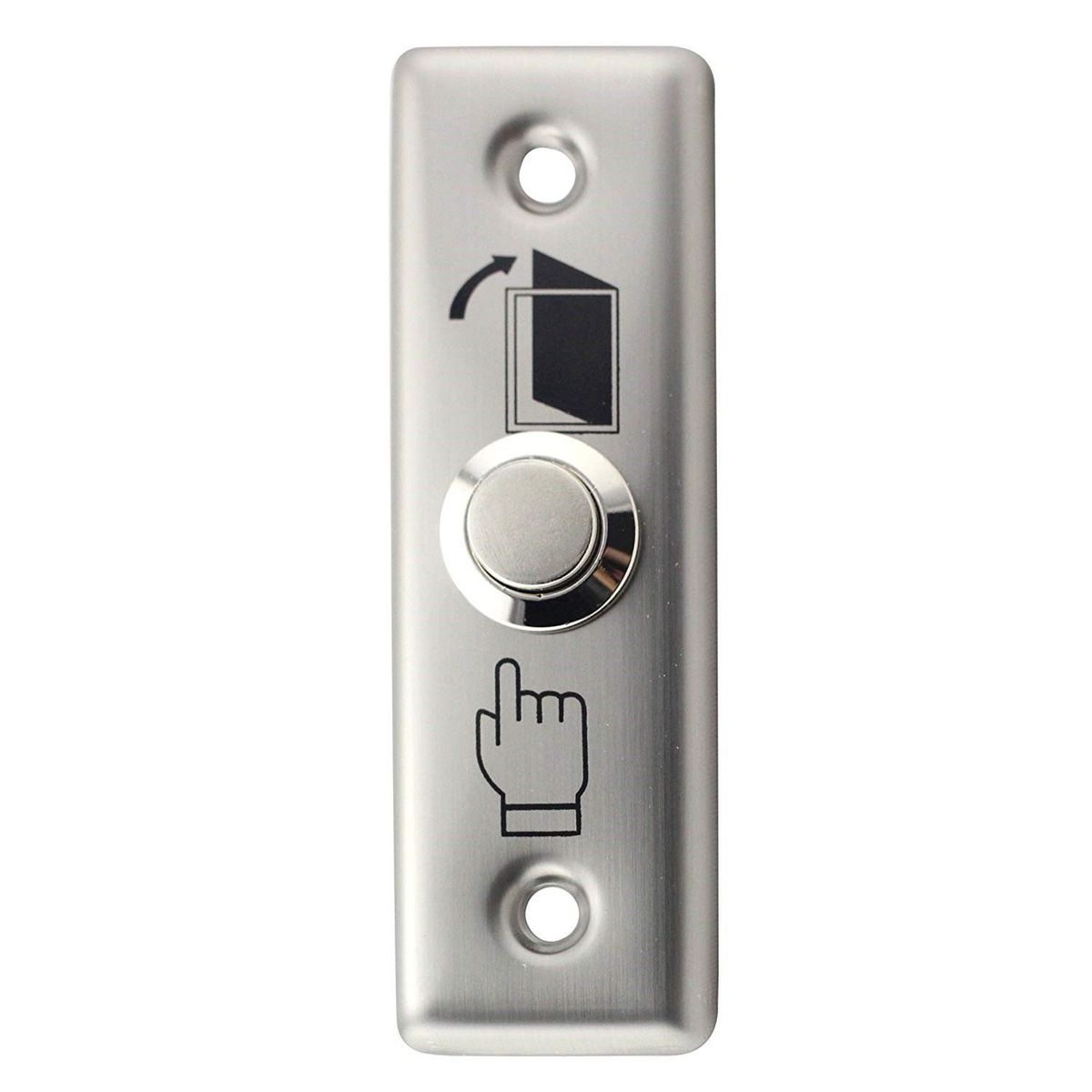 ZKTECO - Zkteco Botón de Salida Metal 12V - EX-801A