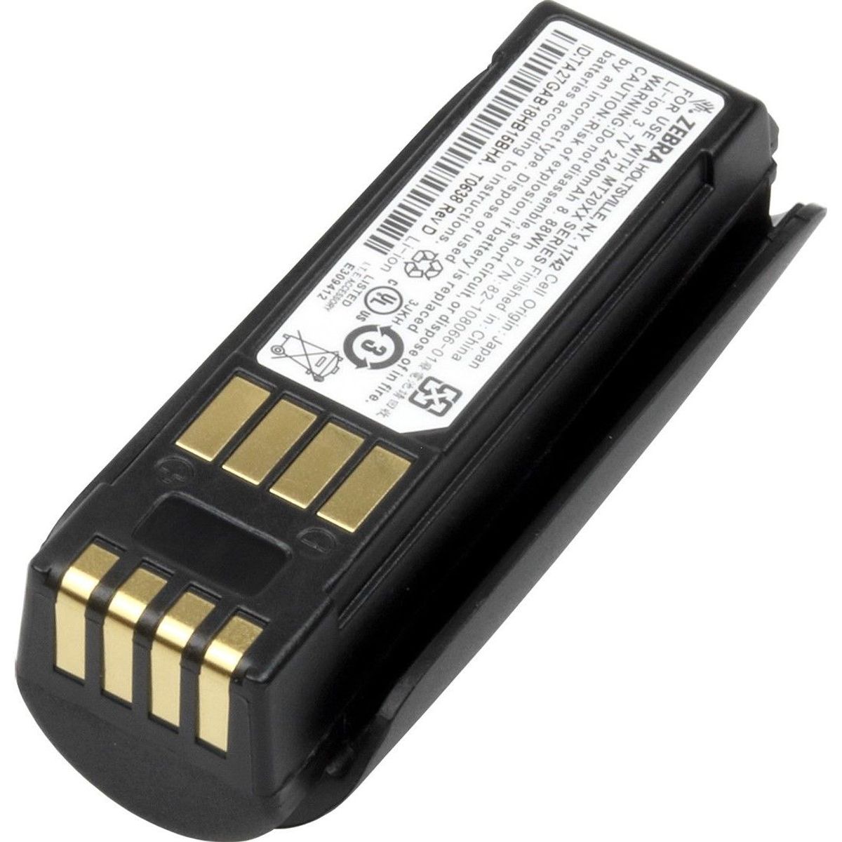 ZEBRA - Zebra Batería Dispositivo portátil RFD5500 y MT2000 3.7V DC 2400mAh - KT-BTYMT-01R