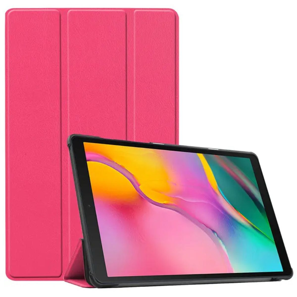 GENERICO - Funda Bookcover Para Tablet Samsung Tab S8 Plus 12.4 SM-X8009 Fucsia