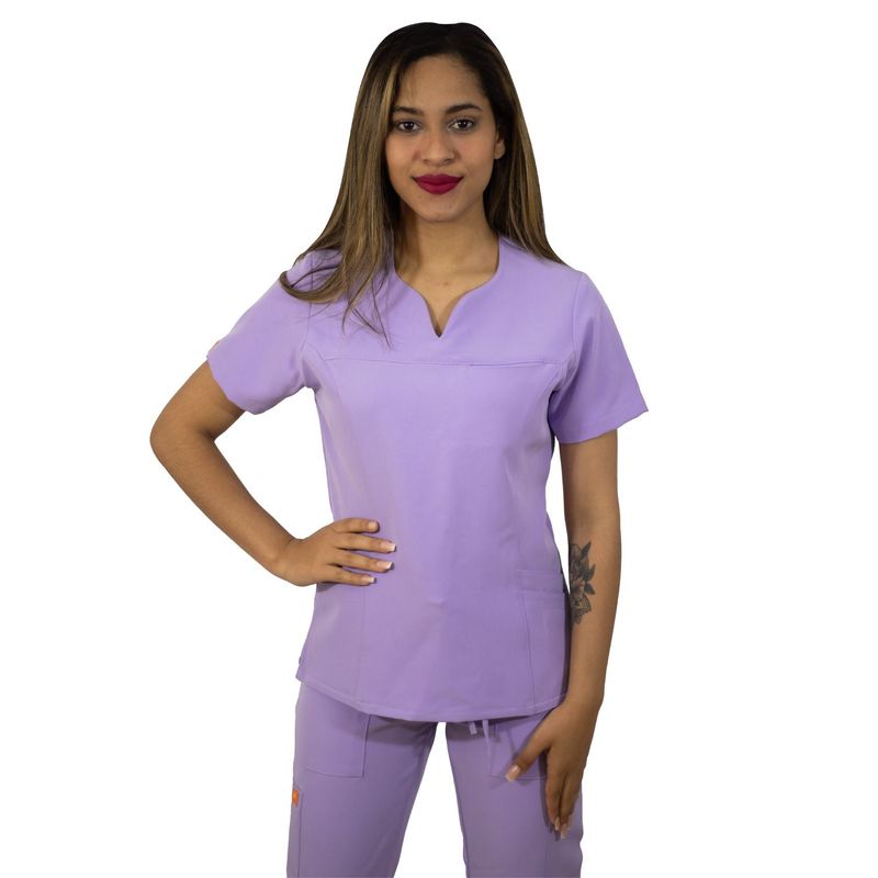 TWELVE - Twelve -conjunto scrub  corazón - lila