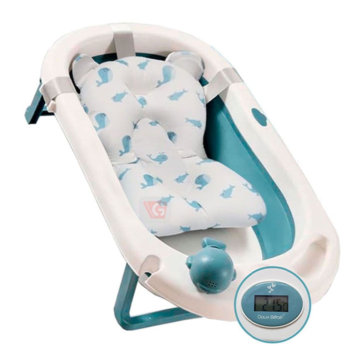 DOUX BEBE - Tina de Baño Para Bebe Plegable DB-688G DOUX BEBE Celeste