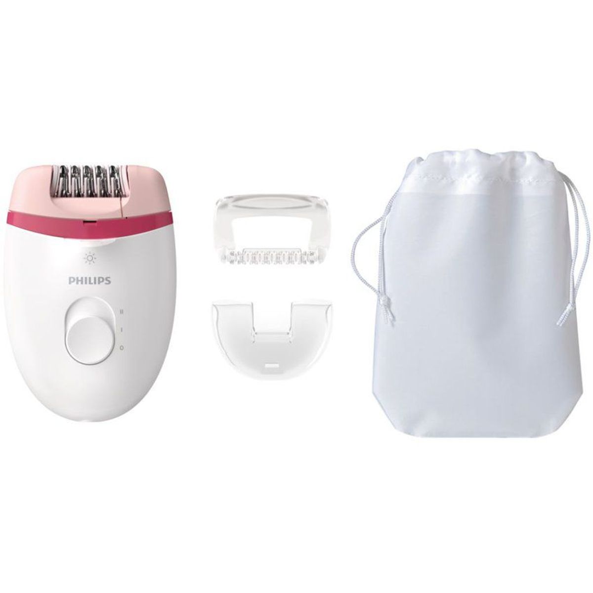 PHILIPS - Depiladora philips de 2 velocidades y 3 accesorios bre255