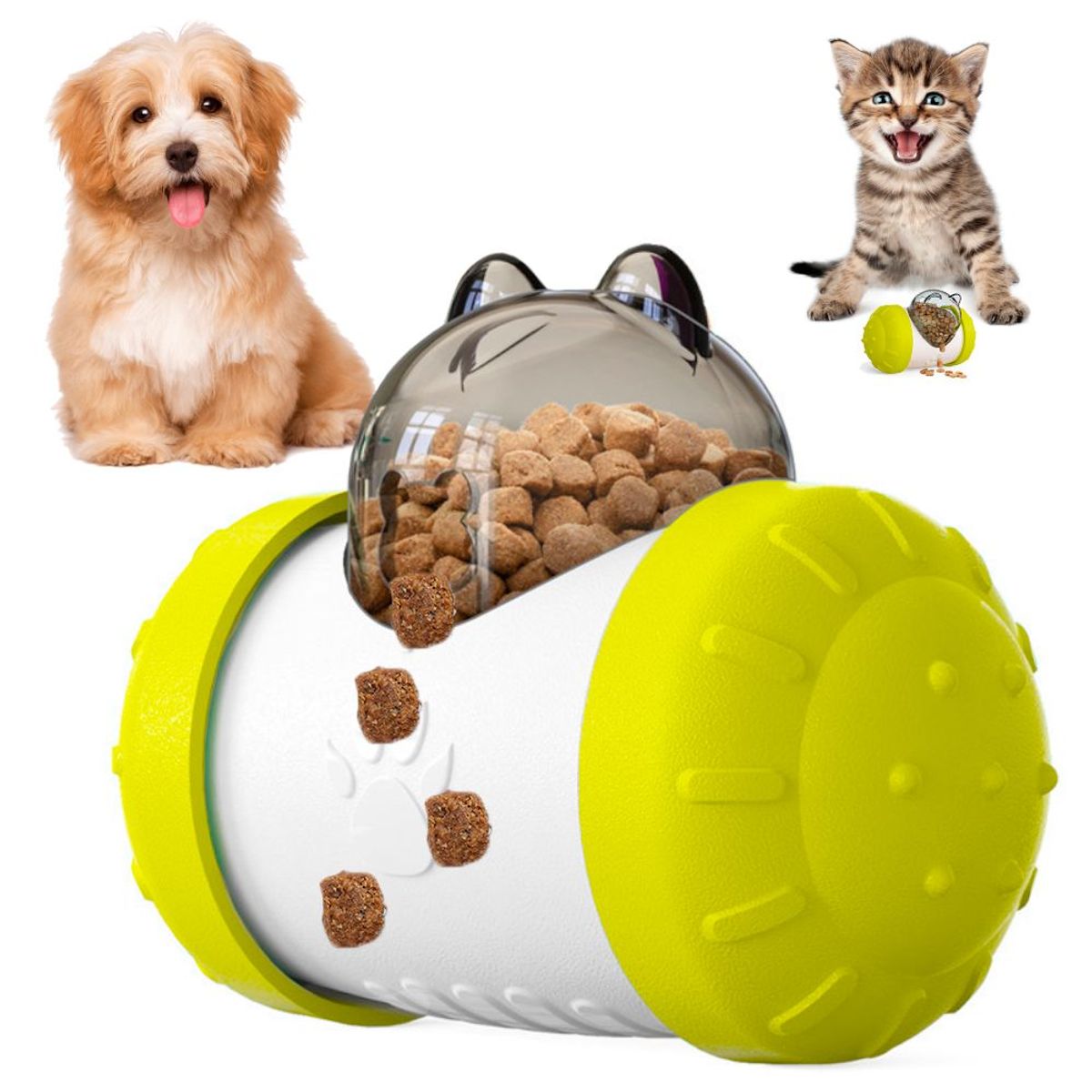 GENERICO - Juguete para Perros Dispensador de Premios Rodante AM