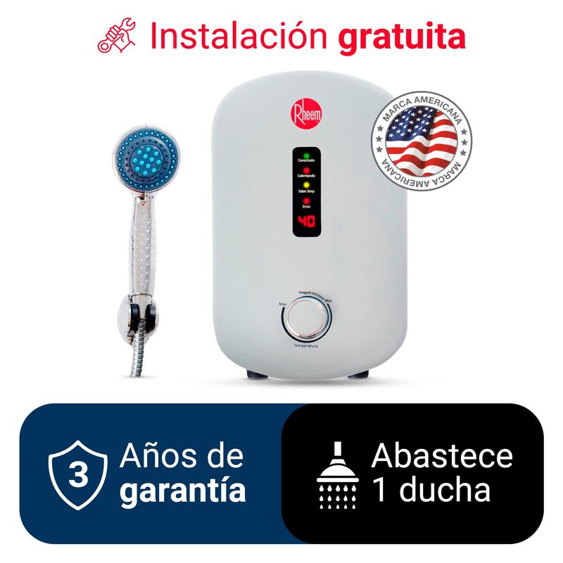 RHEEM - RAPIDUCHA ELEGANT TECH 4.5 KW RHEEM