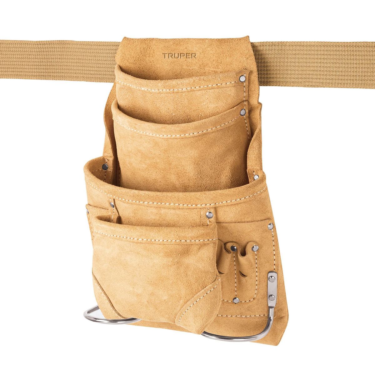 TRUPER - Cinturon Porta Herramientas 12 Compartimentos Truper