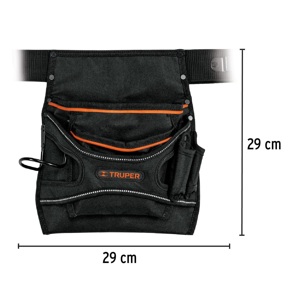 TRUPER - Cinturon Porta Herramientas 13 Compartimentos Truper