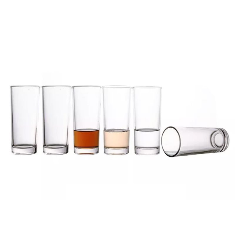 INSPIRA - Juego de 6 Vasos Altos de Vidrio 340 ml