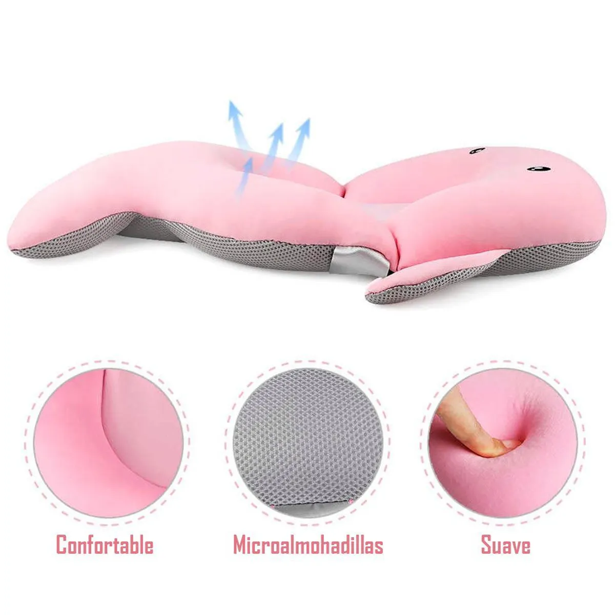 GENERICO - Almohadilla Cojín para Tina de Baño