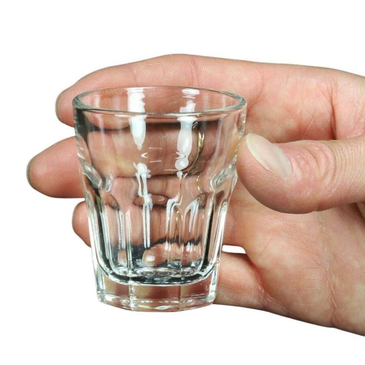 INSPIRA - Juego de 6 Mini Copitas de Shot Tequila Chupito de Vidrio