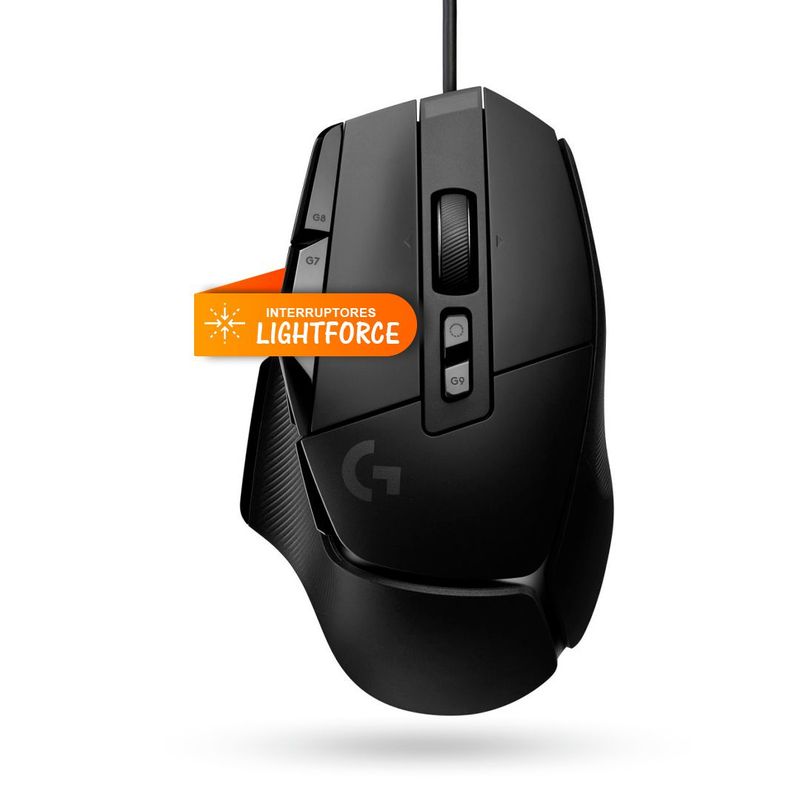 LOGITECH - Mouse Logitech G502X HERO 25K LIGHTFORCE - negro