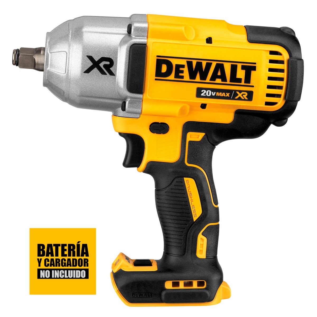 DEWALT - Llave de Impacto 12 20V XR 950Nm Baretool Dewalt DCF899B