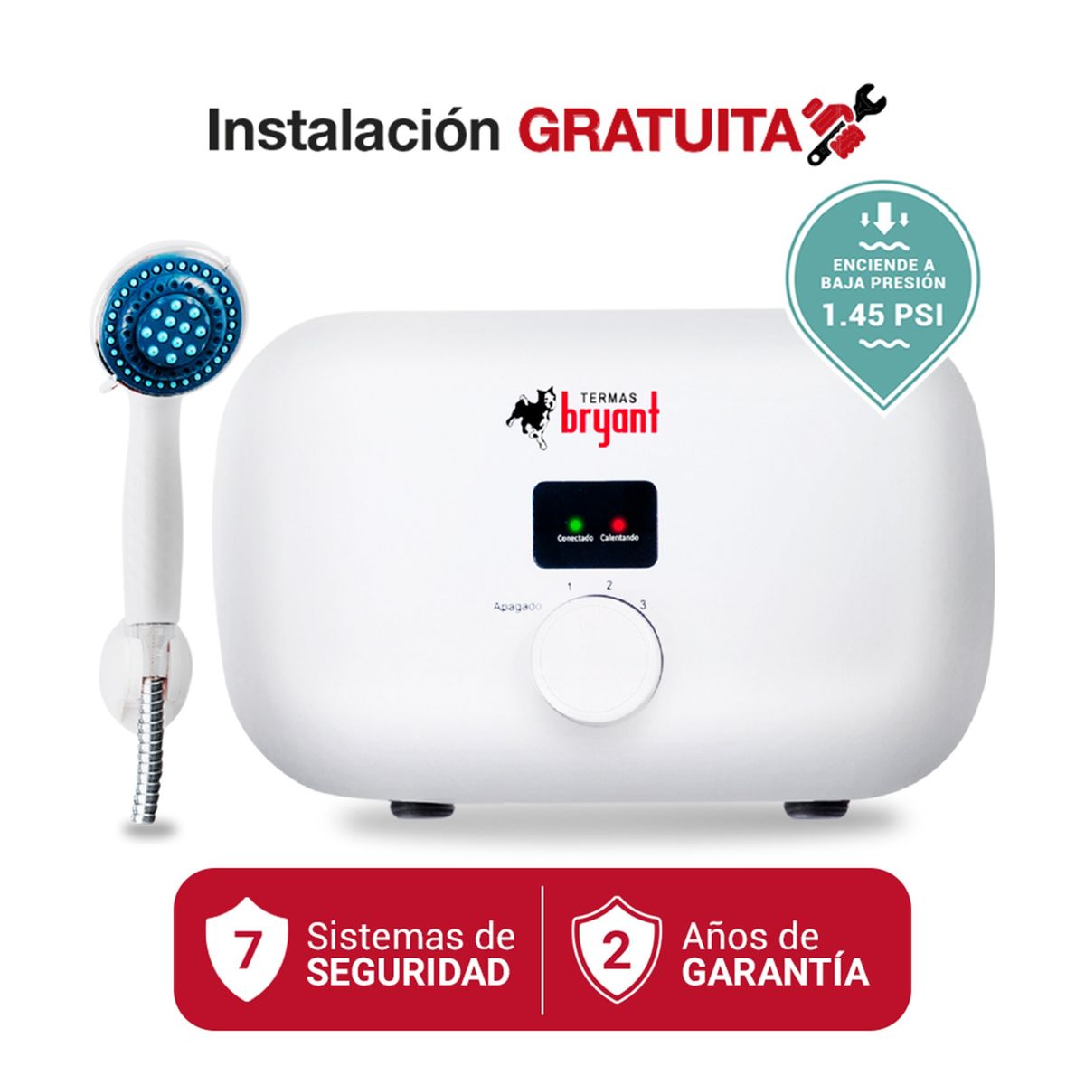 Bryant - RAPIDUCHA ONE PREMIUM 4.5 KW BRYANT