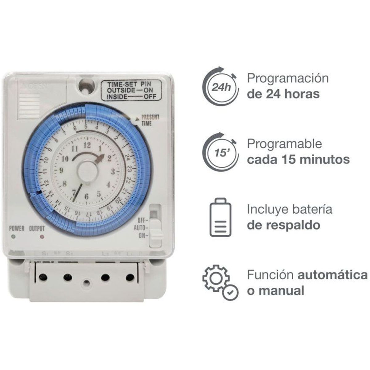 RHEEM - TIMER ANÁLOGO RHEEM RH 16A