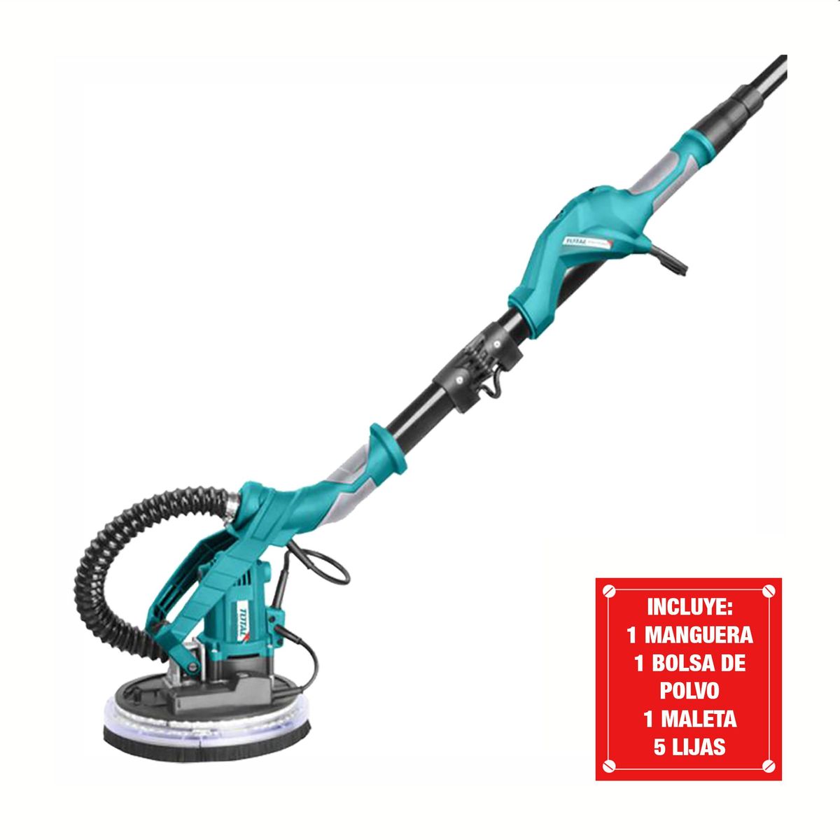 TOTAL TOOLS - LIJADORA DE PARED Y TECHO 1050W LIJAS CIRCULARES TOTAL - TWS10501