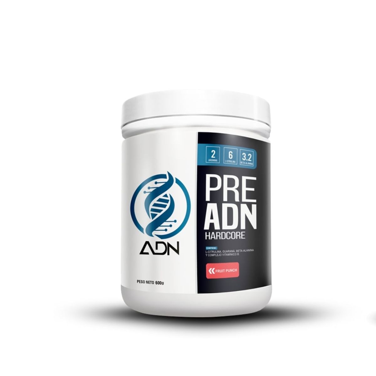 ADN - Pre Entreno Adn PreAdn 400gr Fruit Punch Shaker