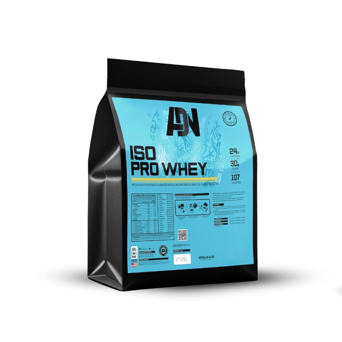 ADN - Iso Pro Whey 3 kg Vainilla