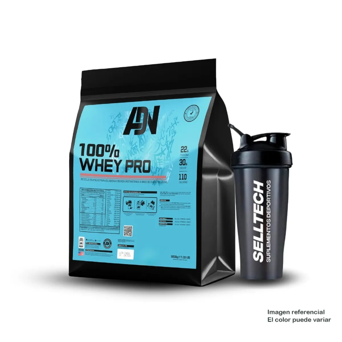 ADN - Proteína Adn 100 Whey Pro 5 kg Chocolate