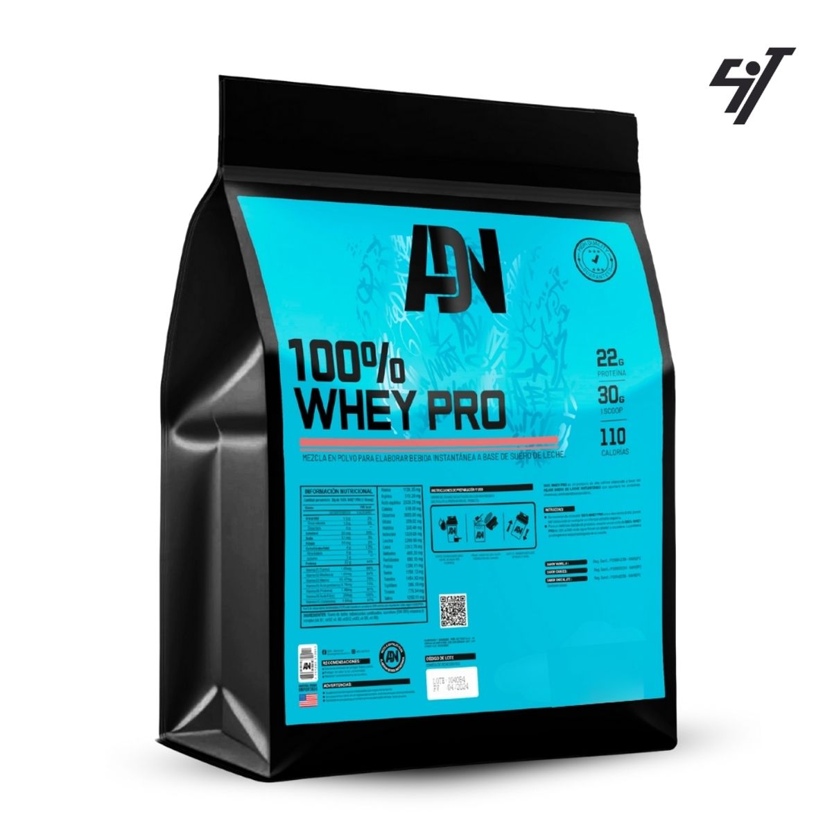 ADN - Proteína Adn 100 Whey Pro 3 kg Vainilla