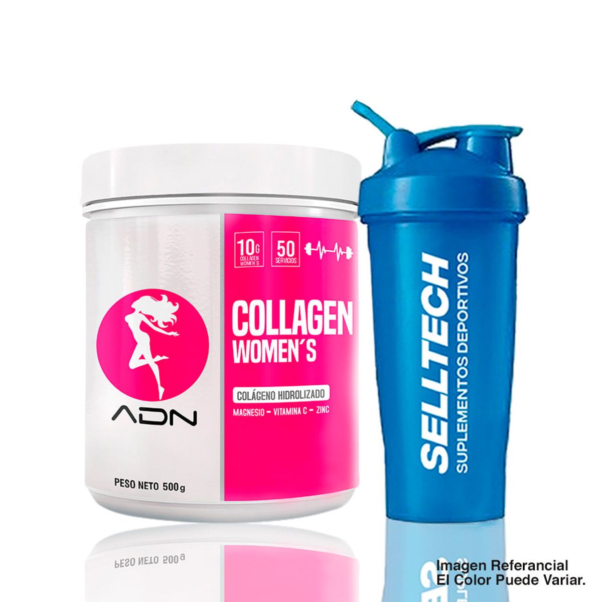 ADN - Colágeno Adn Collagen Women 500gr Sandia Shaker
