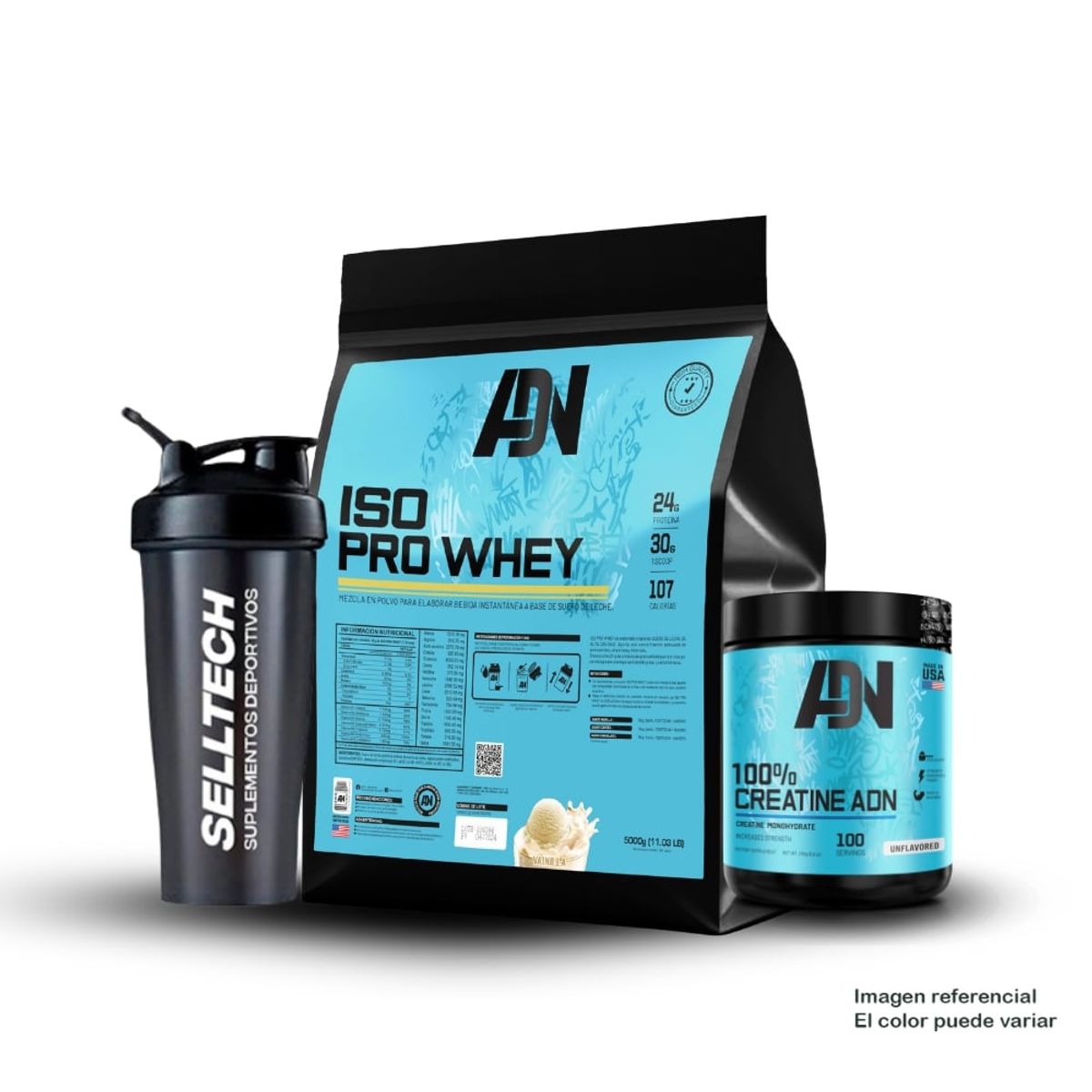 ADN - Iso Pro Whey 5 kg Vainilla + Creatina 250gr