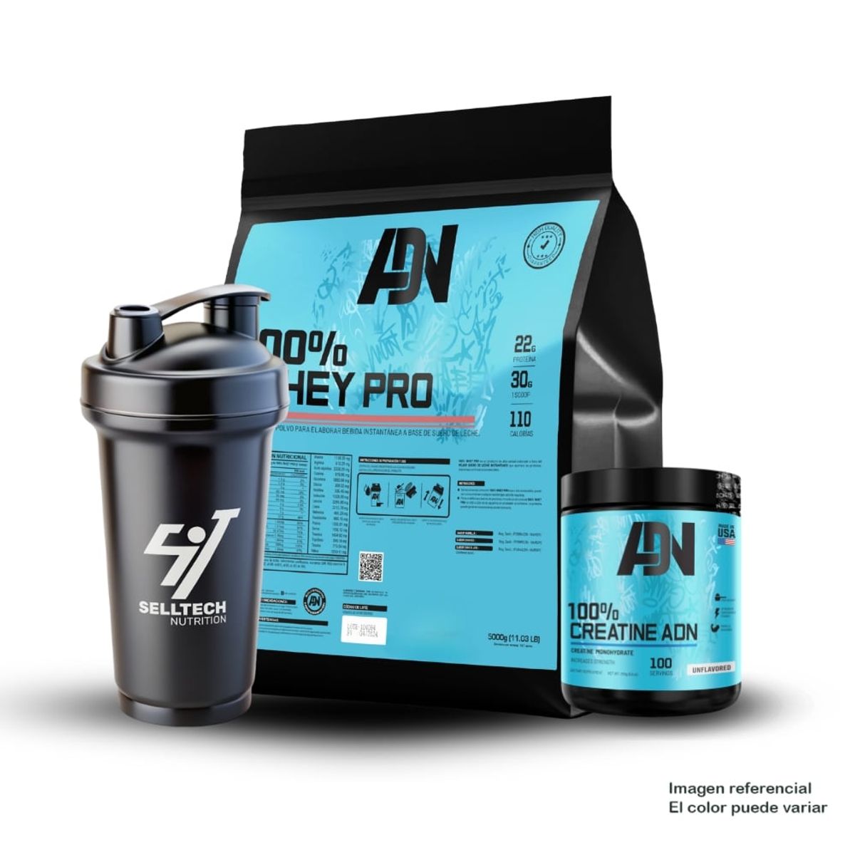 ADN - 100 Whey Pro 5 kg Chocolate+Creatina 250gr