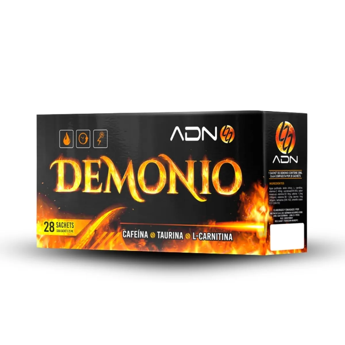 ADN - Hd x 60 Bot. Guarana + Demonio Caja x 28 Maracuya