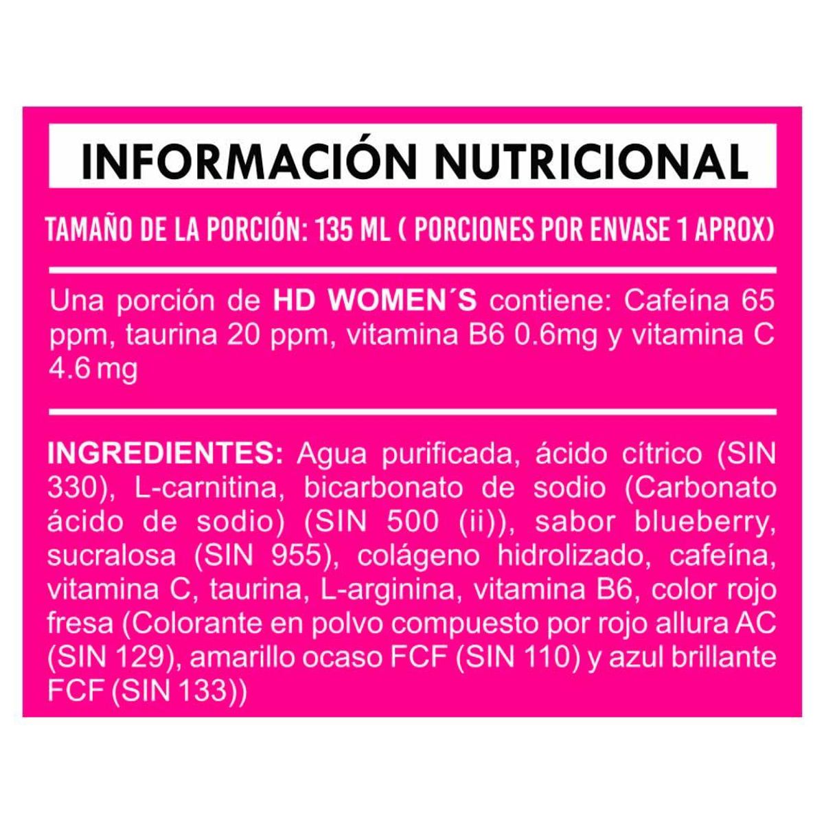 ADN - Hd Women 120 Bot. Blueberry + Demonio Caja x 28 Maracuya
