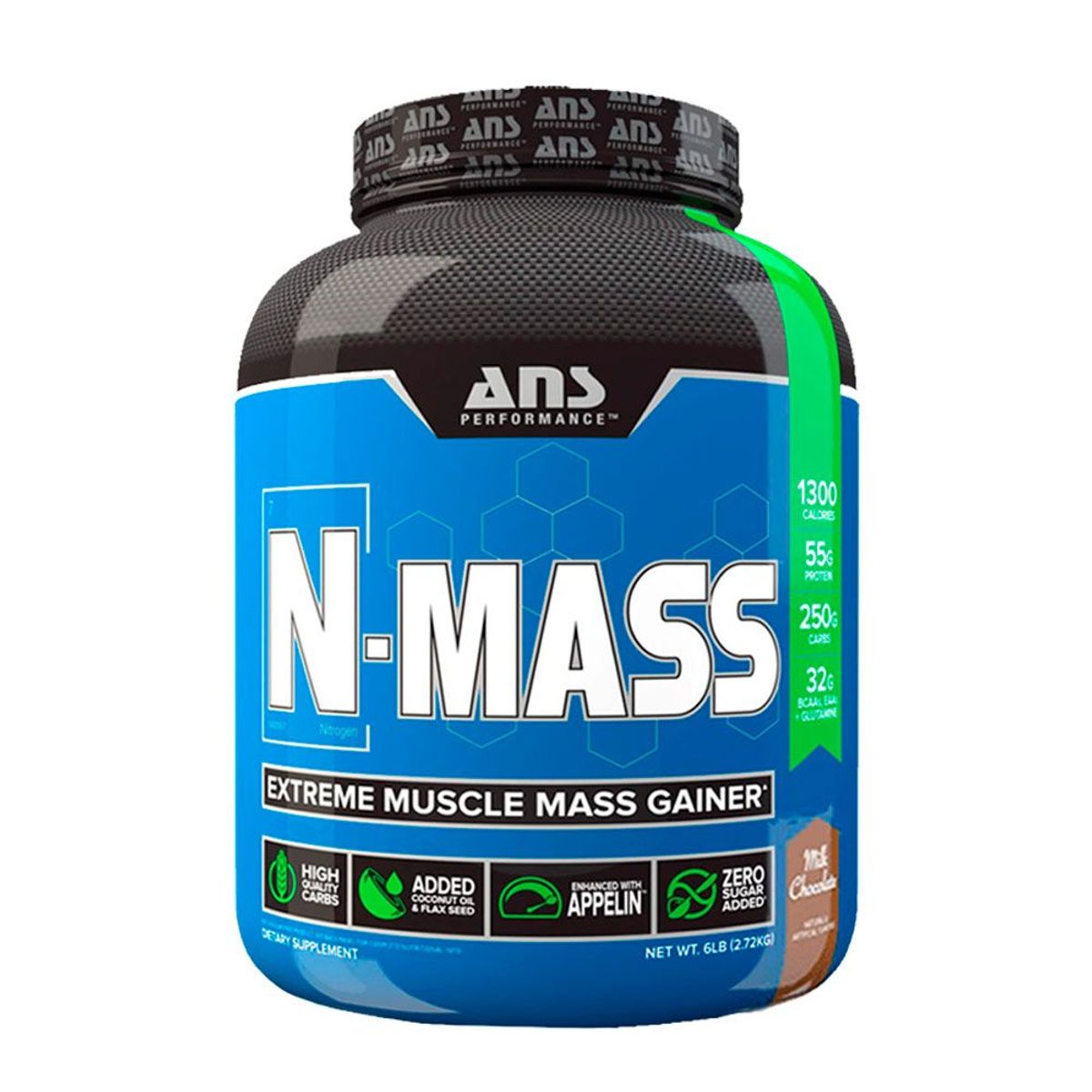 ANS PERFORMANCE - Ans N Mass 6 Lb Chocolate + Quench Bcaa 30sv Superfruit