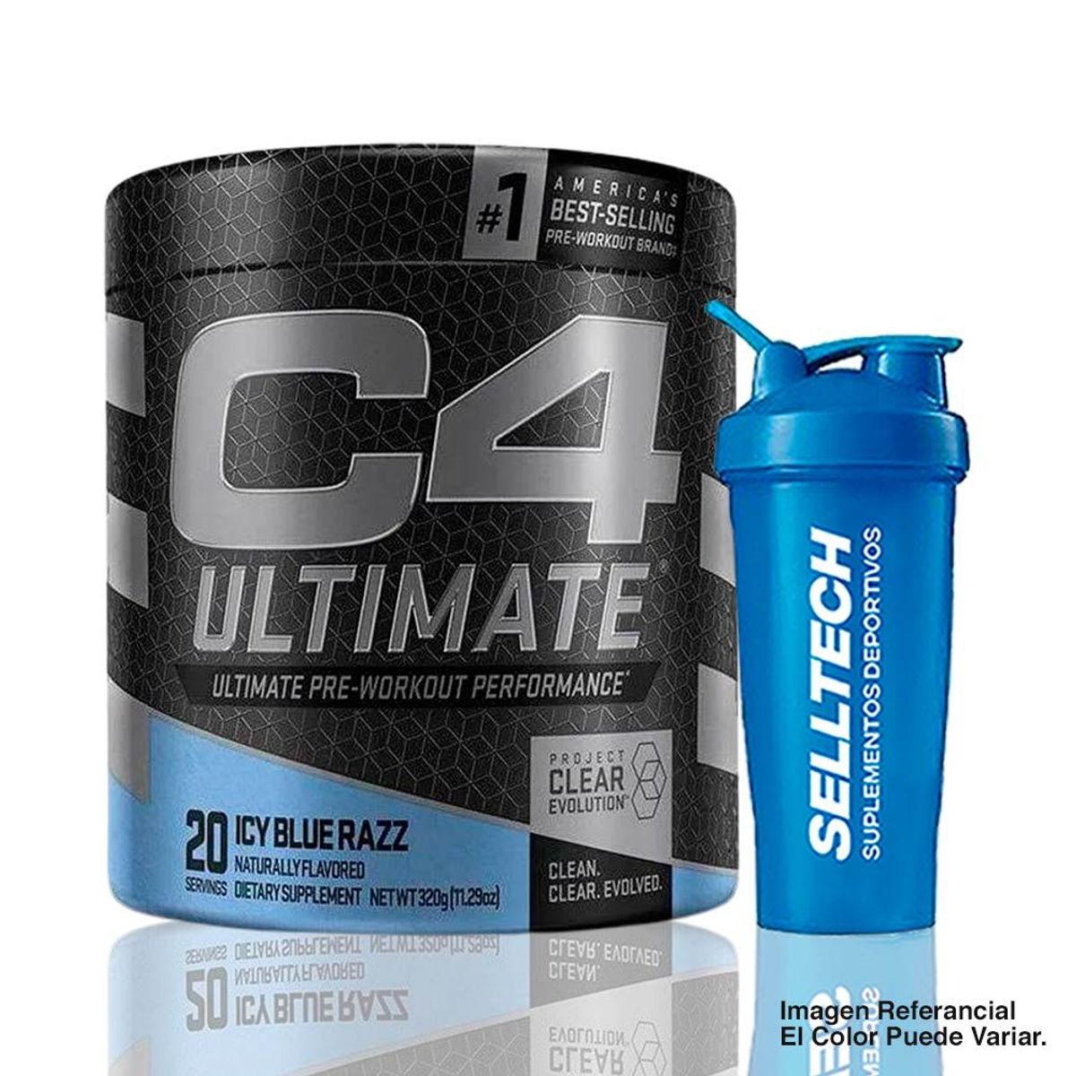 CELLUCOR - Pre Entreno Cellucor C4 Ultimate 320gr Icy Blue Razz