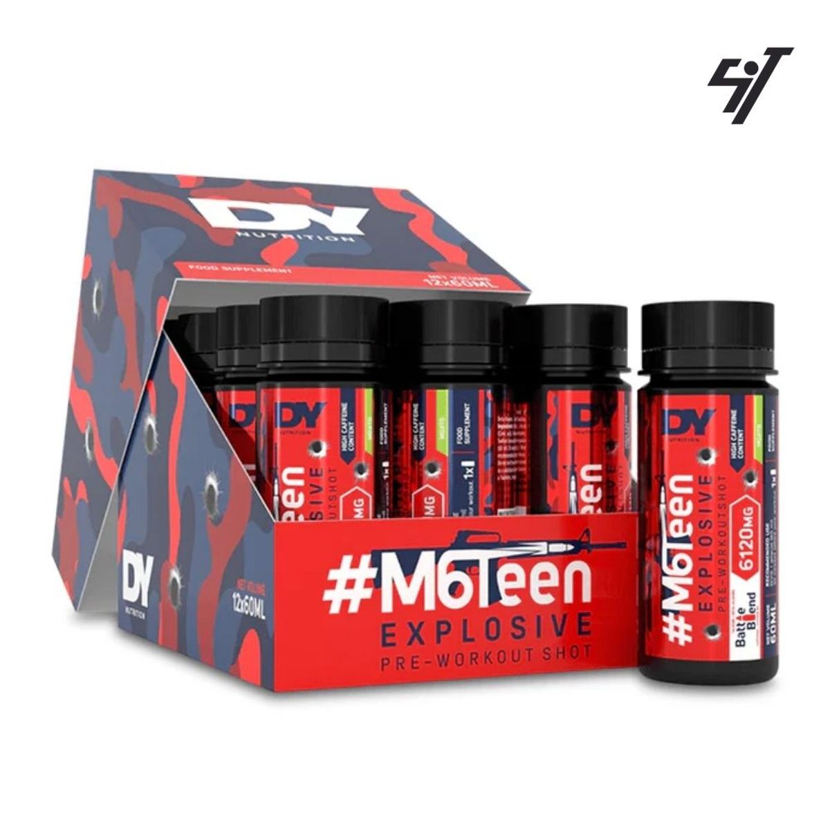 DORIAN YATES - Pre Entreno Dorian Yates M6 Teen Liquid 12 Und 60ml Cherry