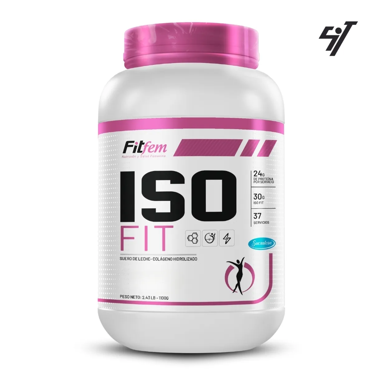 FITFEM - Proteína Iso Fit 1kg Vainilla
