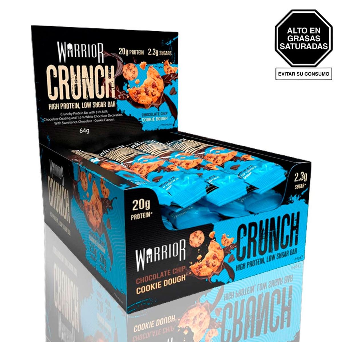 WARRIOR - Barras de Proteína Warrior Crunch Bar 12 Unidades
