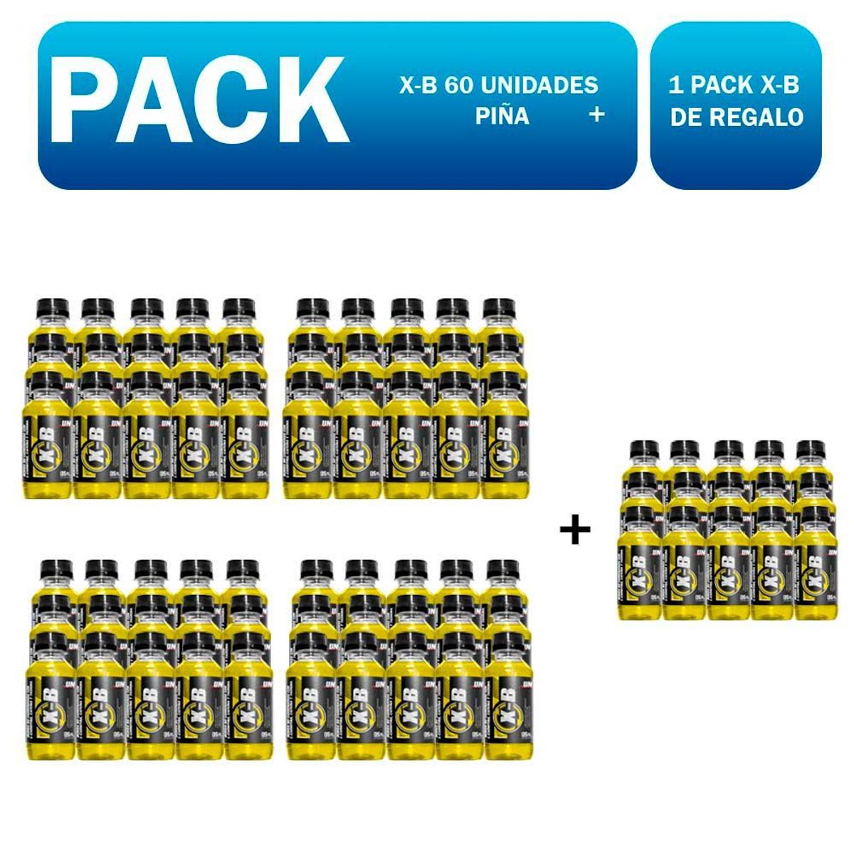 UNIVERSE NUTRITION - Pack UN X-B 60 Unidades Piña + 1 Pack X-B de Regalo