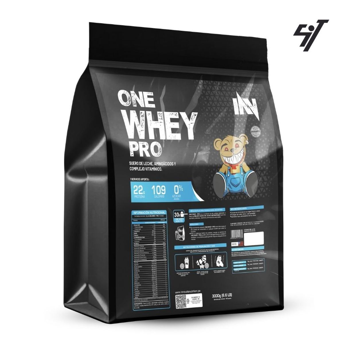 INN INNOVATE NUTRITION - One Whey Pro Proteína 3 kg Chocolate