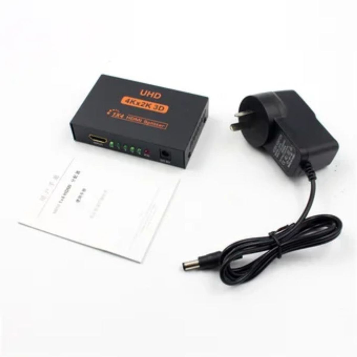 GENERICO - Hdmi Splitter 1x4 2.0 Full Hd 4k Multiplica Señal Conecta 4 tv -