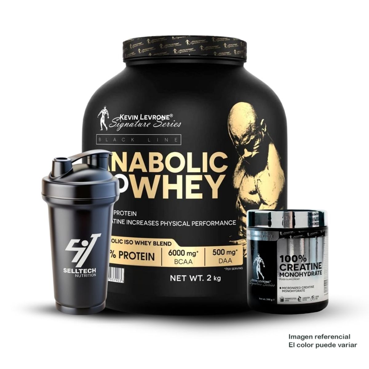 KEVIN LEVRONE - Anabolic Iso Whey 2kg Snikers Creatina Levrone 300gr