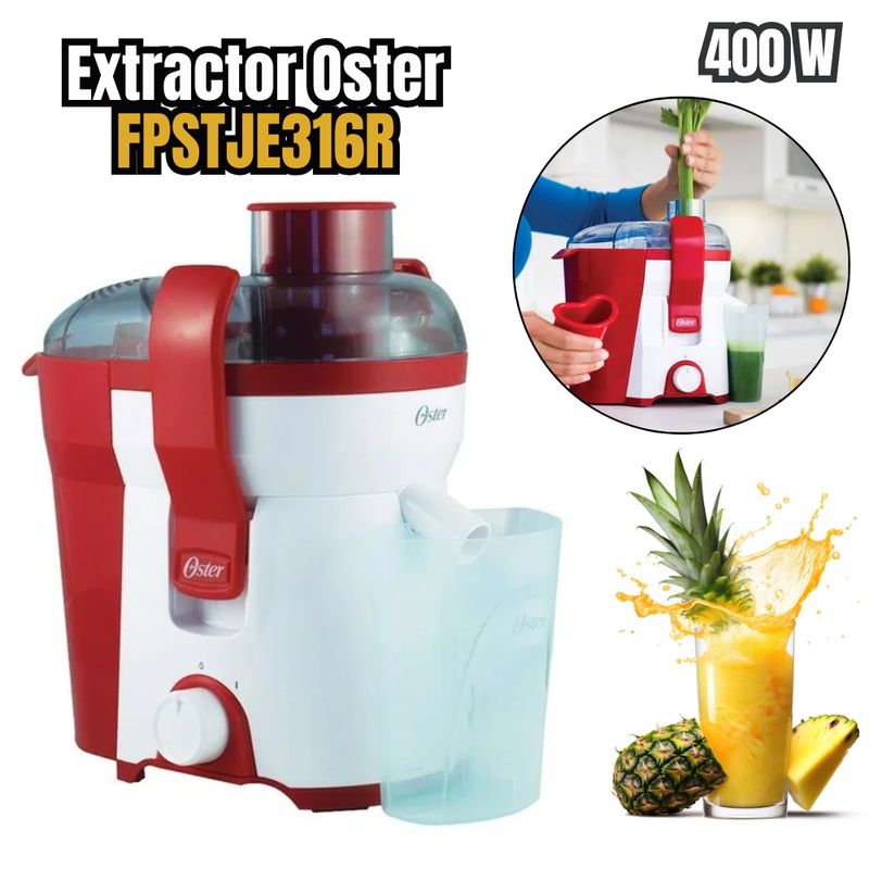 OSTER - Extractor de Jugos Oster 400 watts FPSTJE316R