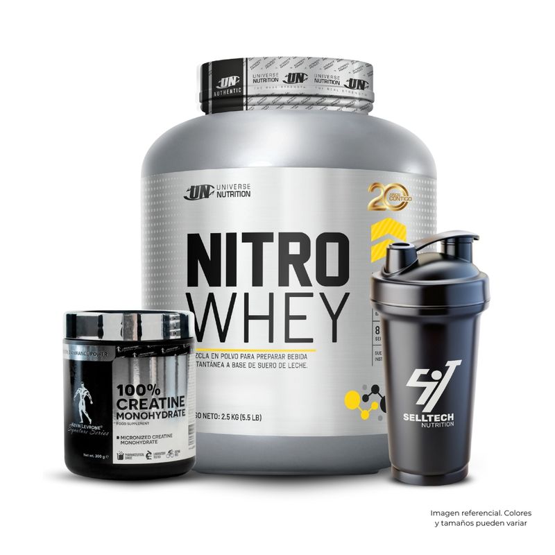 KEVIN LEVRONE - Nitro Whey 2.5 kg Chocolate+Creatina Kevin Levrone 300gr
