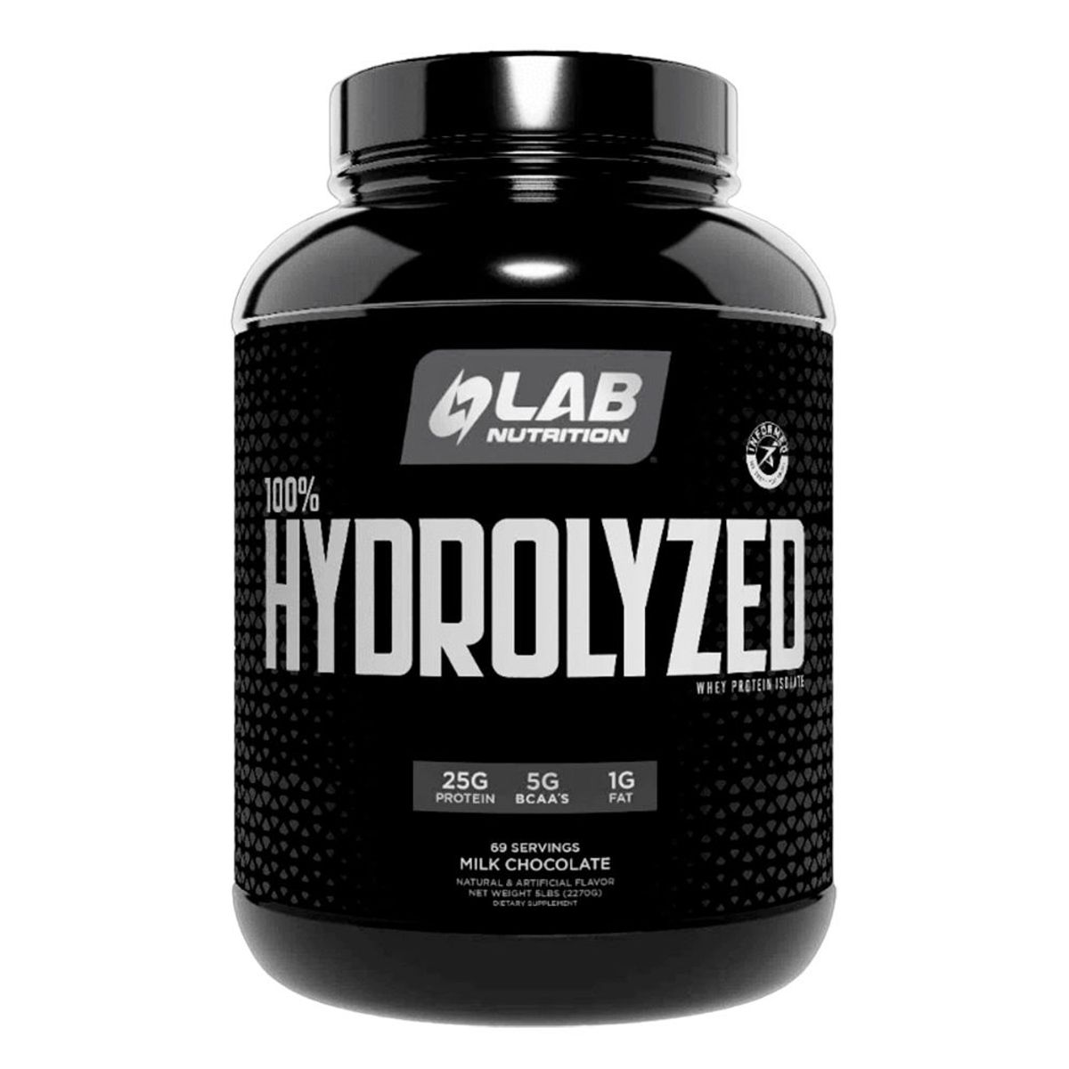 LAB NUTRITION USA - Proteína Lab Nutrition Isolate Hydrolizada 5 Lb Chocolate