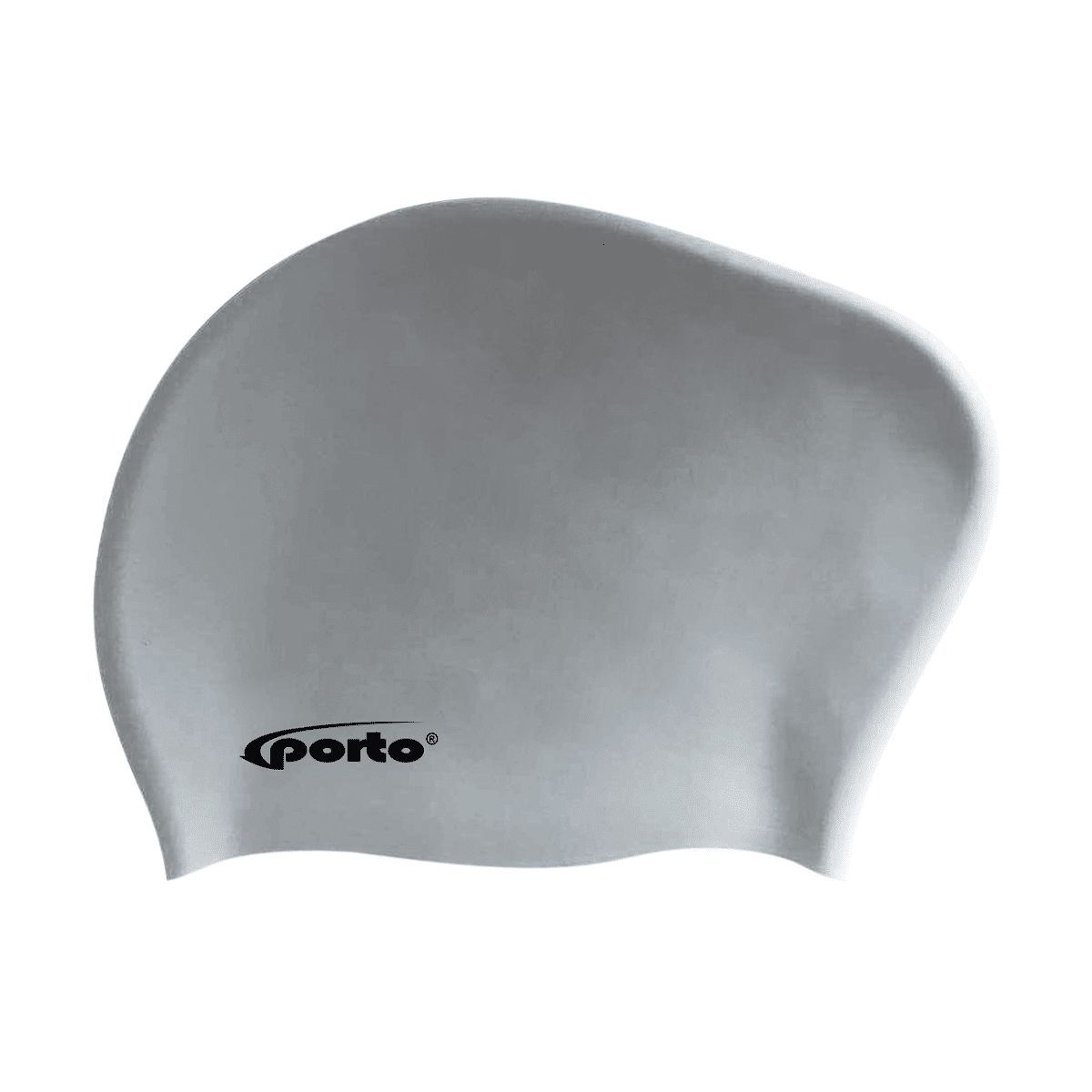 PORTO - Gorro para Natación con Volumen Gris