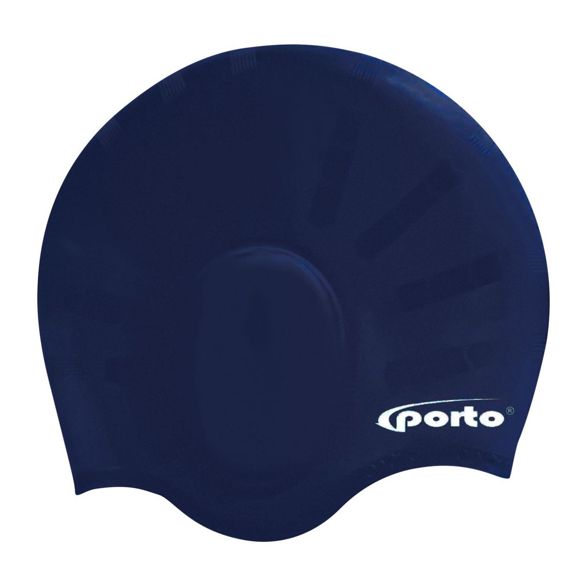 PORTO - Gorro para Natación con Orejeras Talla estándar Navy