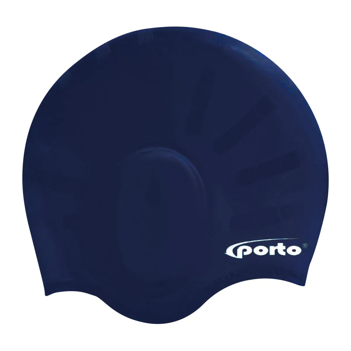 PORTO - Gorro para Natación con Orejeras Talla estándar Navy