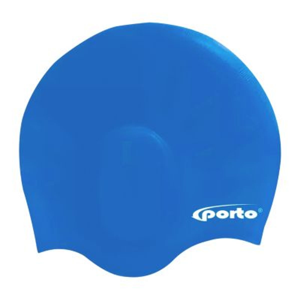 PORTO - Gorro para Natación con Orejeras Talla estándar Azul