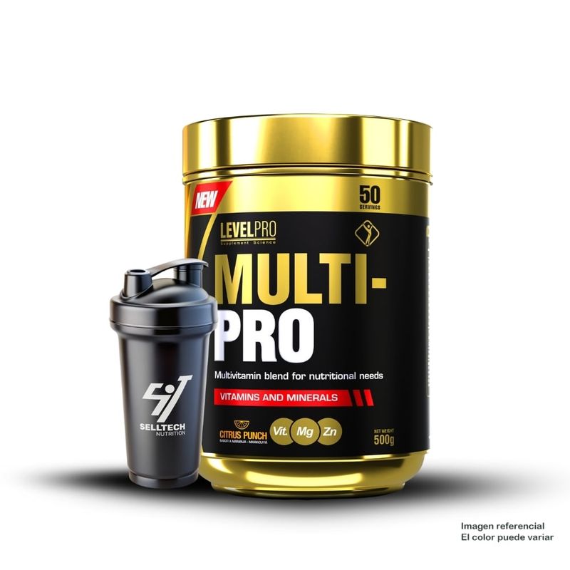 LEVEL PRO - Level Pro Multivitaminico Multi Pro 500gr Shaker