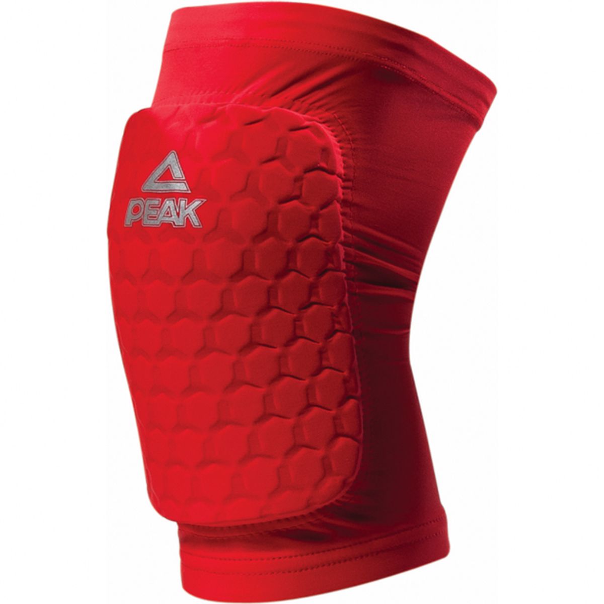 PEAK - Rodillera   corta  con hex pad rojo