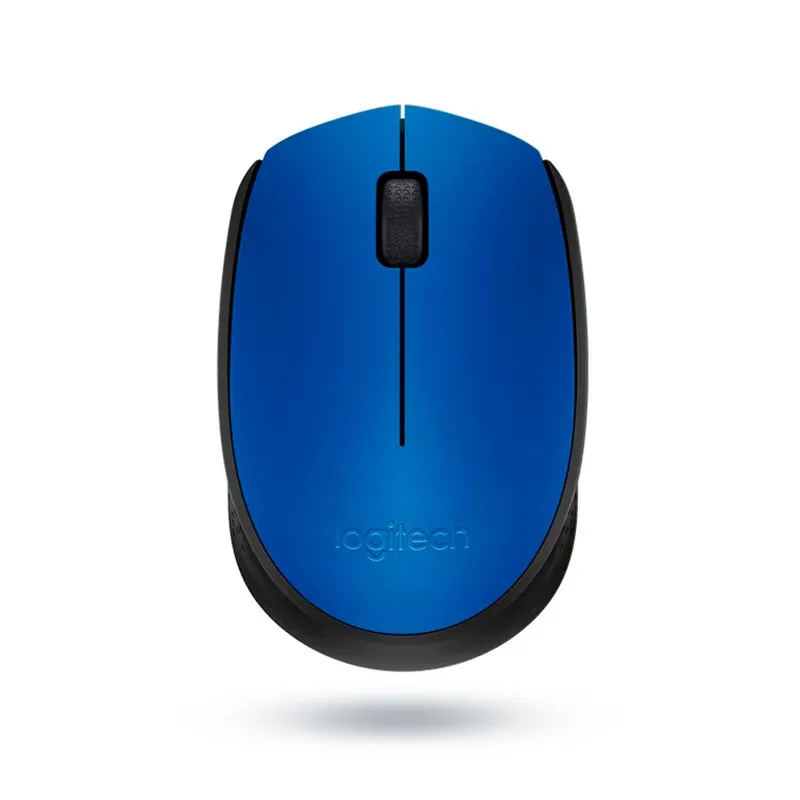 LOGITECH - Mouse inalambrico Logitech m170 - Azul con Negro