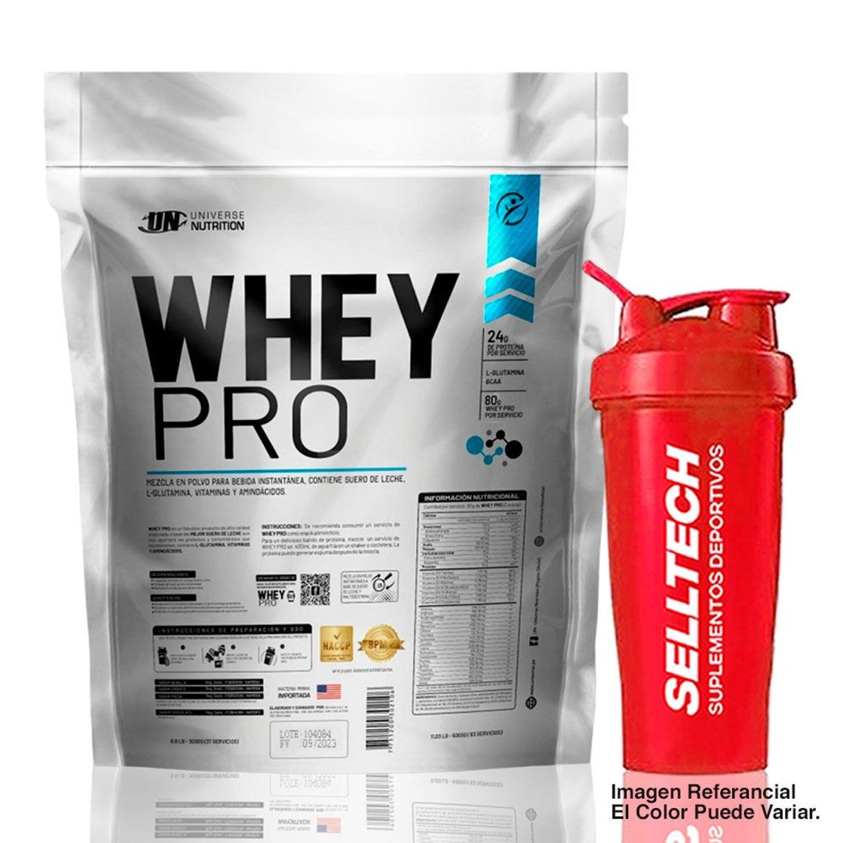 UNIVERSE NUTRITION - Proteína Universe Nutrition Whey Pro 3 kg Fresa Shaker