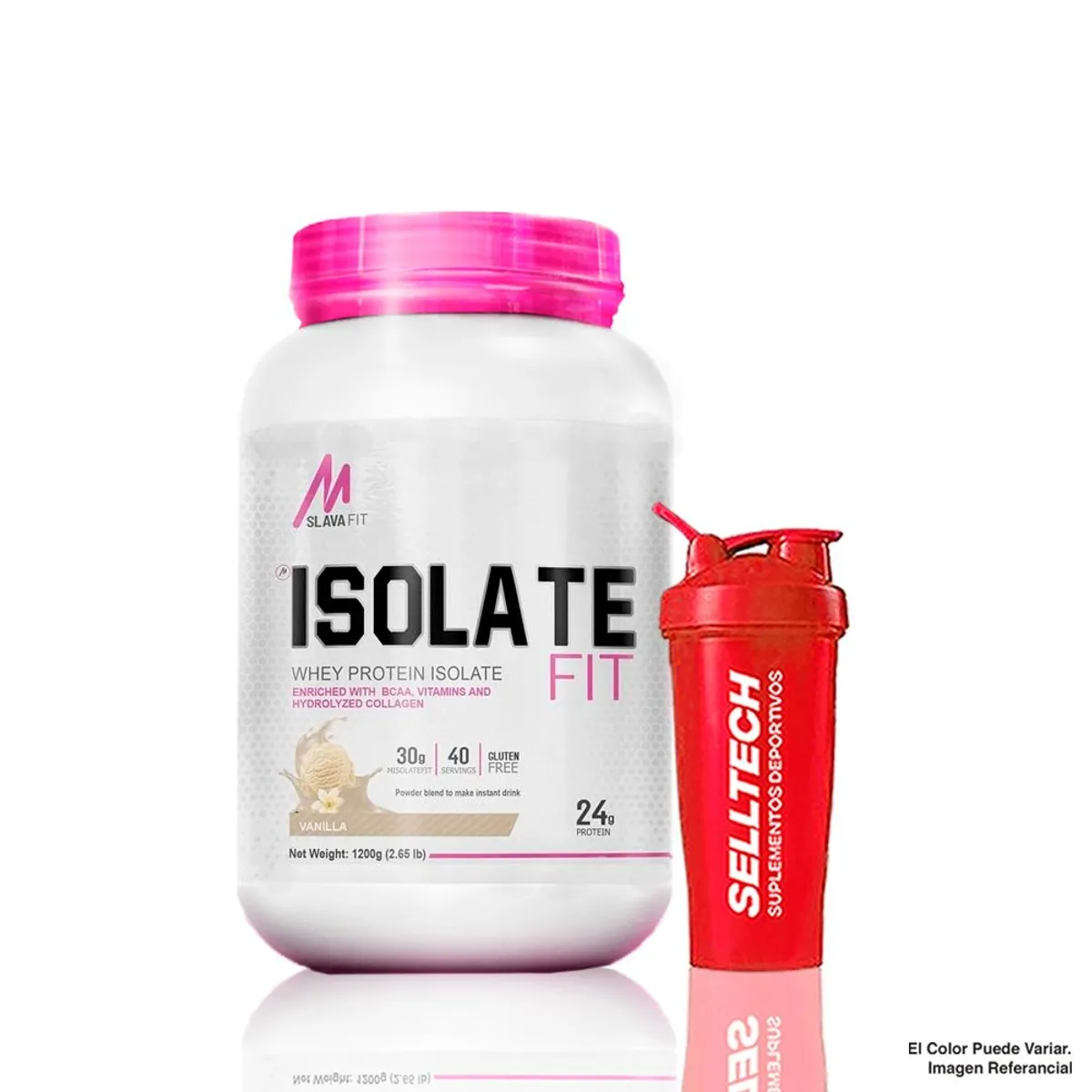 MSLAVA FIT - Proteína Mslava Fit Isolate 2.65 lb Vainilla