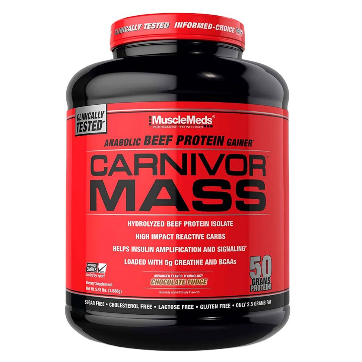 MUSCLEMEDS - Ganador de Peso Musclemeds Carnivor Mass 5.9 lb Chocolate